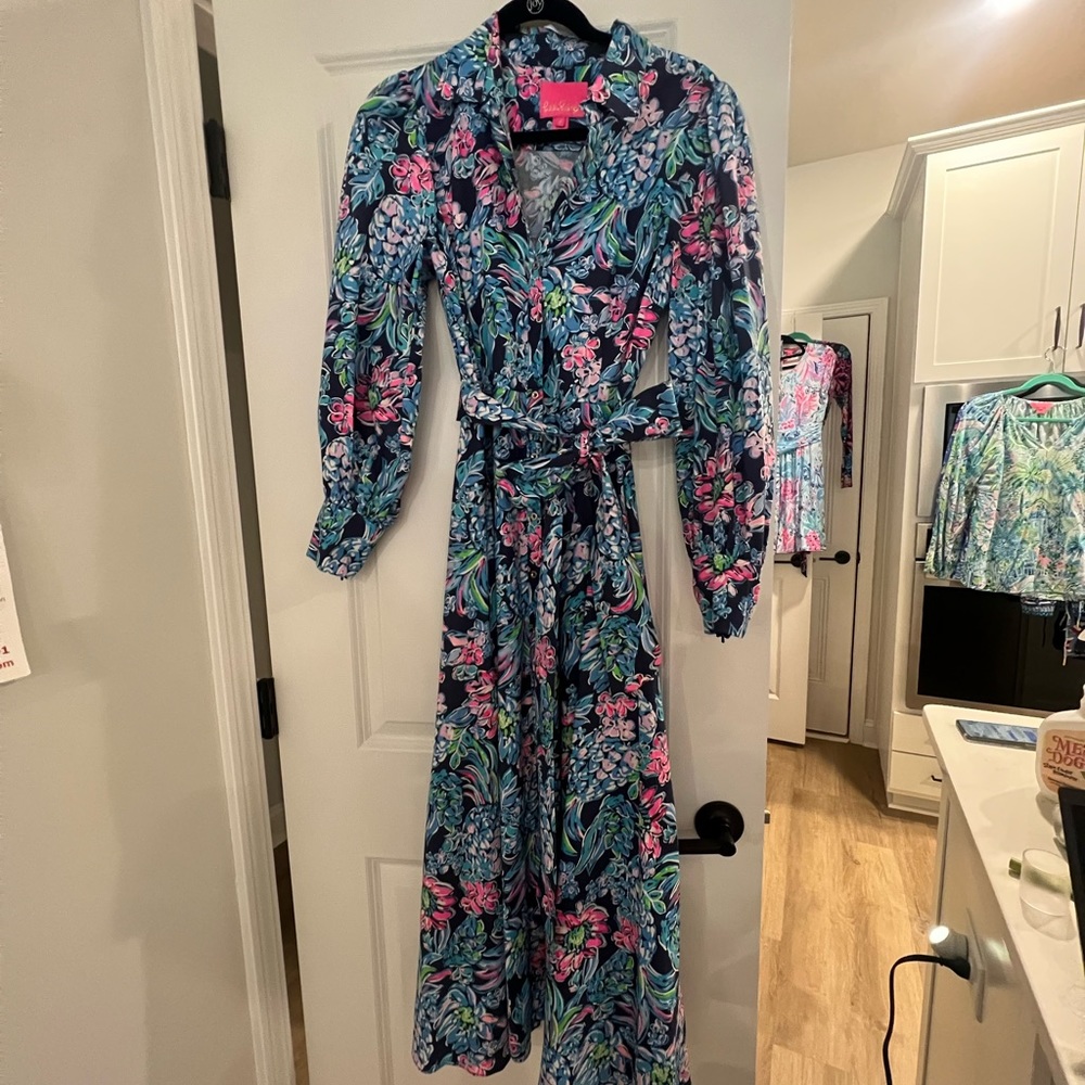 Belted Lilly Pulitzer Shirtdress